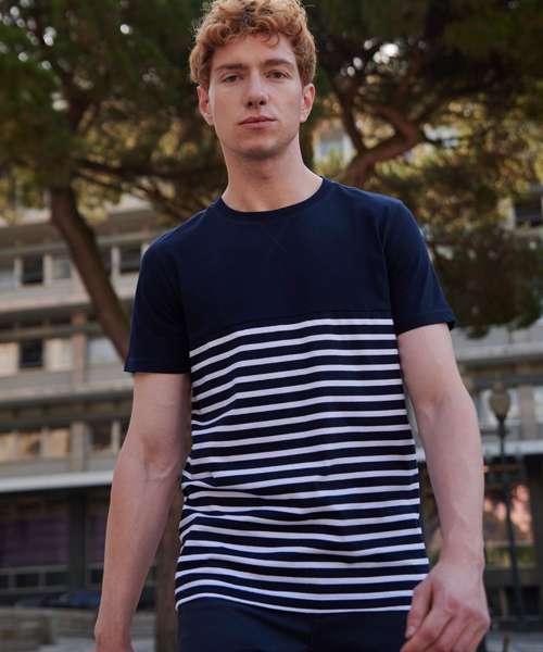 Short-sleeved Breton T