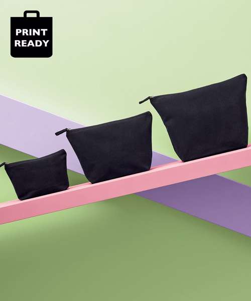 Recycled luxe canvas accessory bag