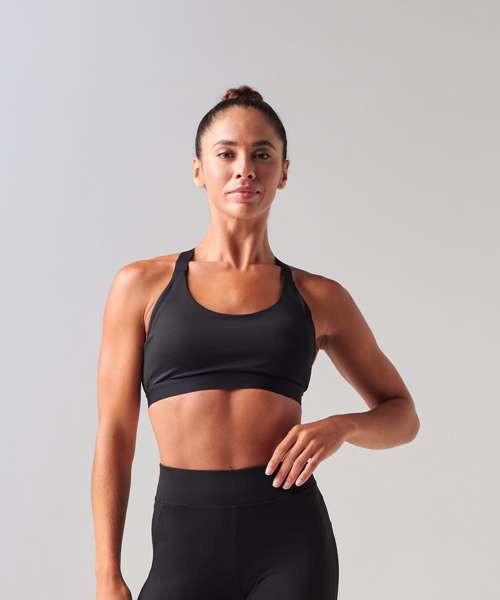 Medium impact core bra