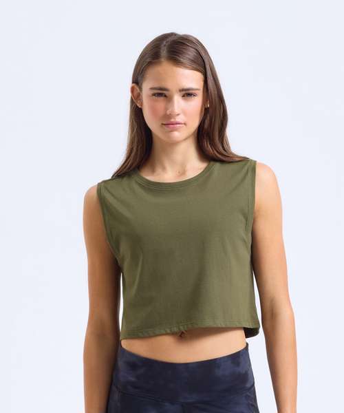 Women’s TriDri® organic crop tank
