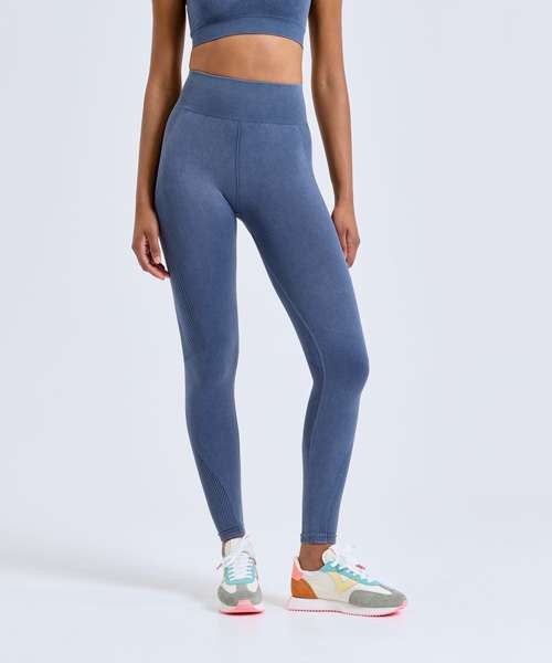 Women's TriDri® seamless '3D fit' multi-sport denim look leggings